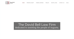 Desktop Screenshot of davidbelllawfirm.com